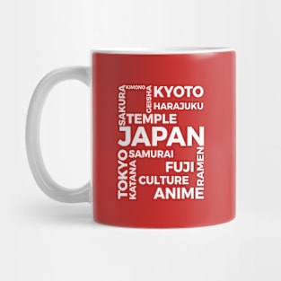 white japan stuff Mug